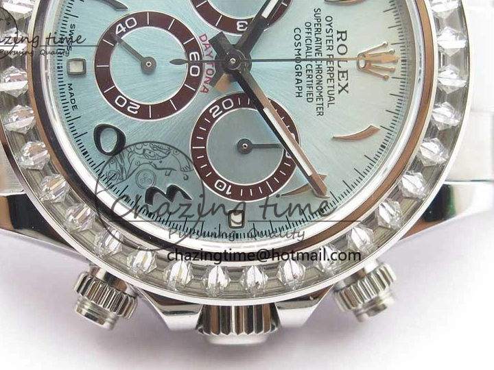 1219 Daytona 116506 Middle East Edition Bp Maker Best Edition Ice Blue Brown Arabic Dial Diam Bezel On SS Bracelet A Neat 2897